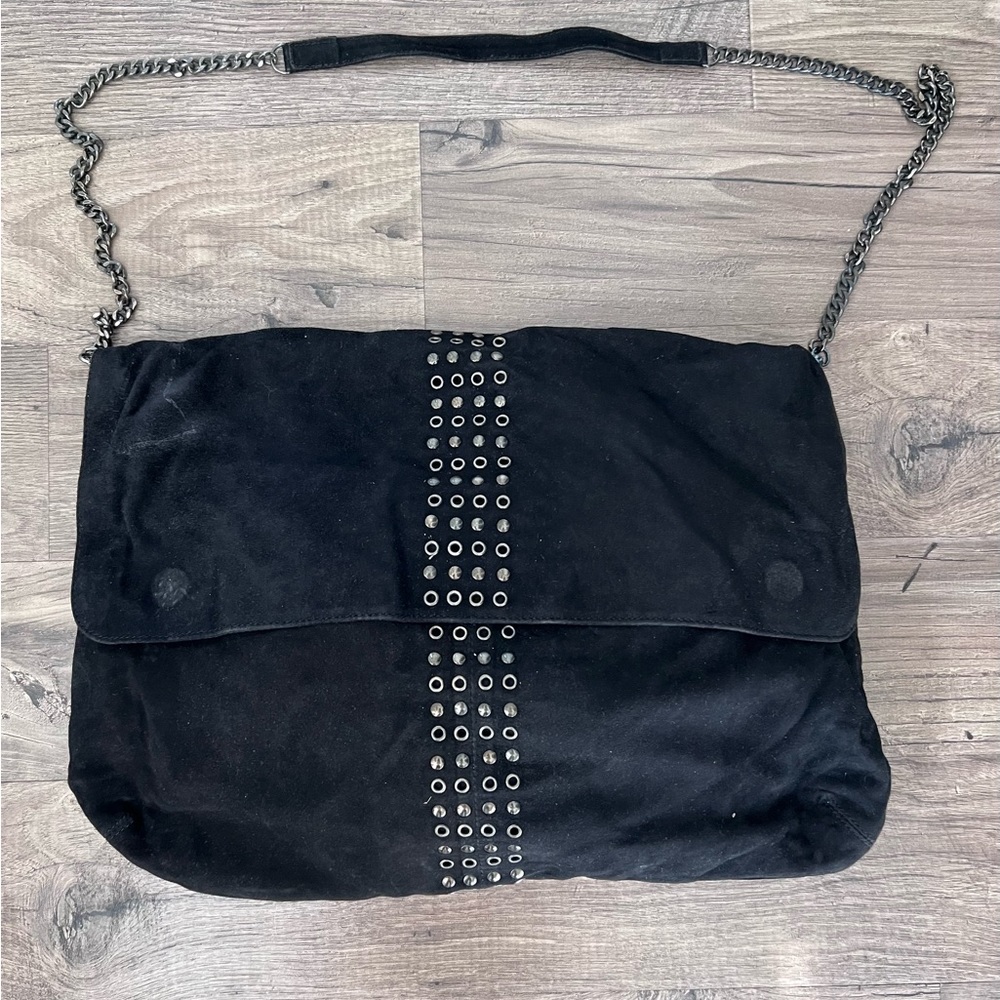 Black Nubuck Leather bag